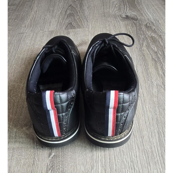 G/FORE Quilted Saddle Gallivanter Golf Shoes Mens Size 10.5 Black Leather - Picture 4 of 11